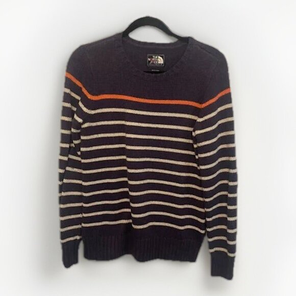 The North Face Women’s Medium Striped Long Sleeve Pullover Multicolor Sweater - Picture 1 of 10